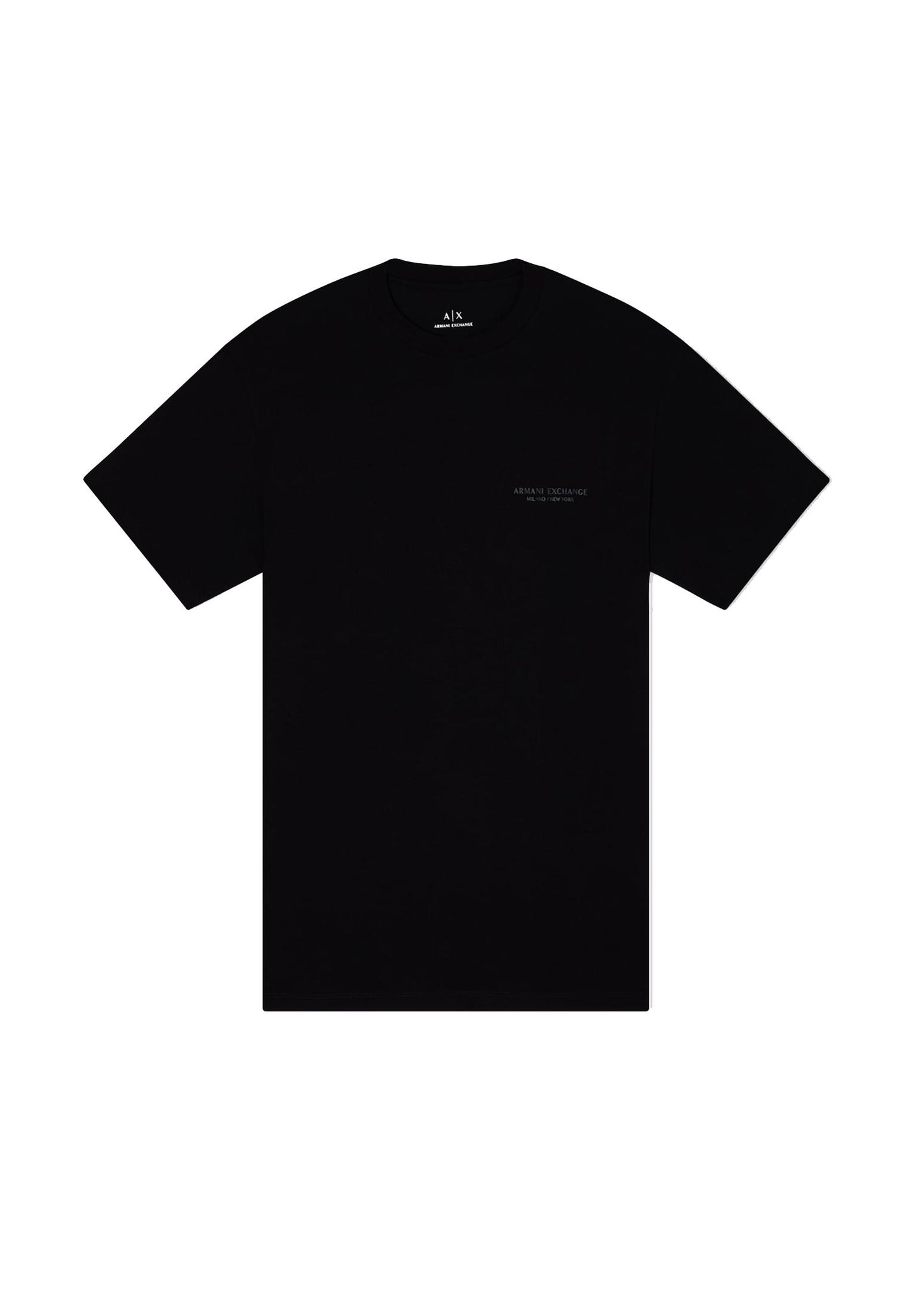 T-shirt nera girocollo cotone logo minimal cuore regular fit Armani Exchange A25 XM001281 AF10361 UC001UC001 ARMANI EXCHANGE 