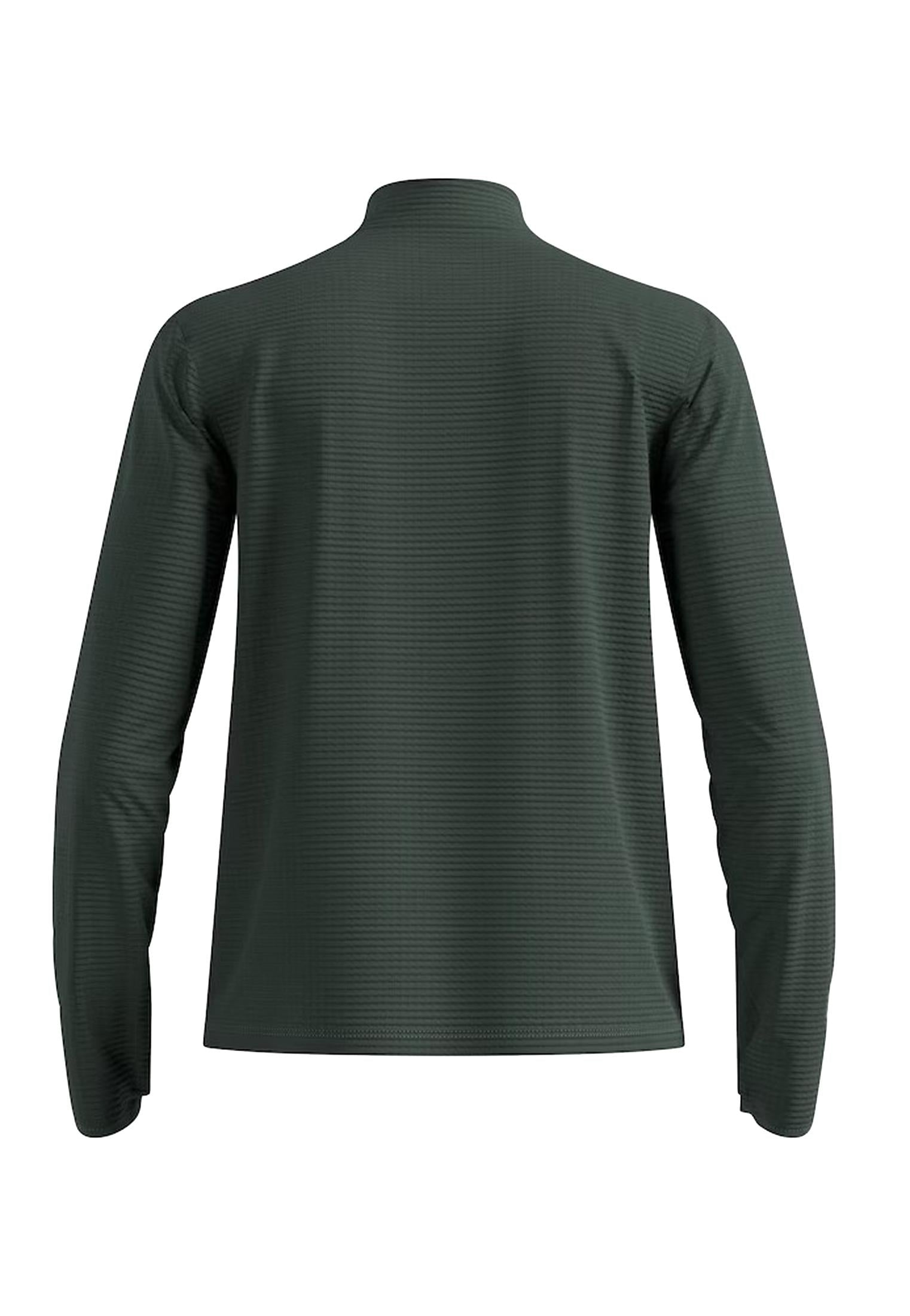 Pile ultra leggero mid layer mezza zip verde termico running Odlo A25 316012 1087710877 ODLO 