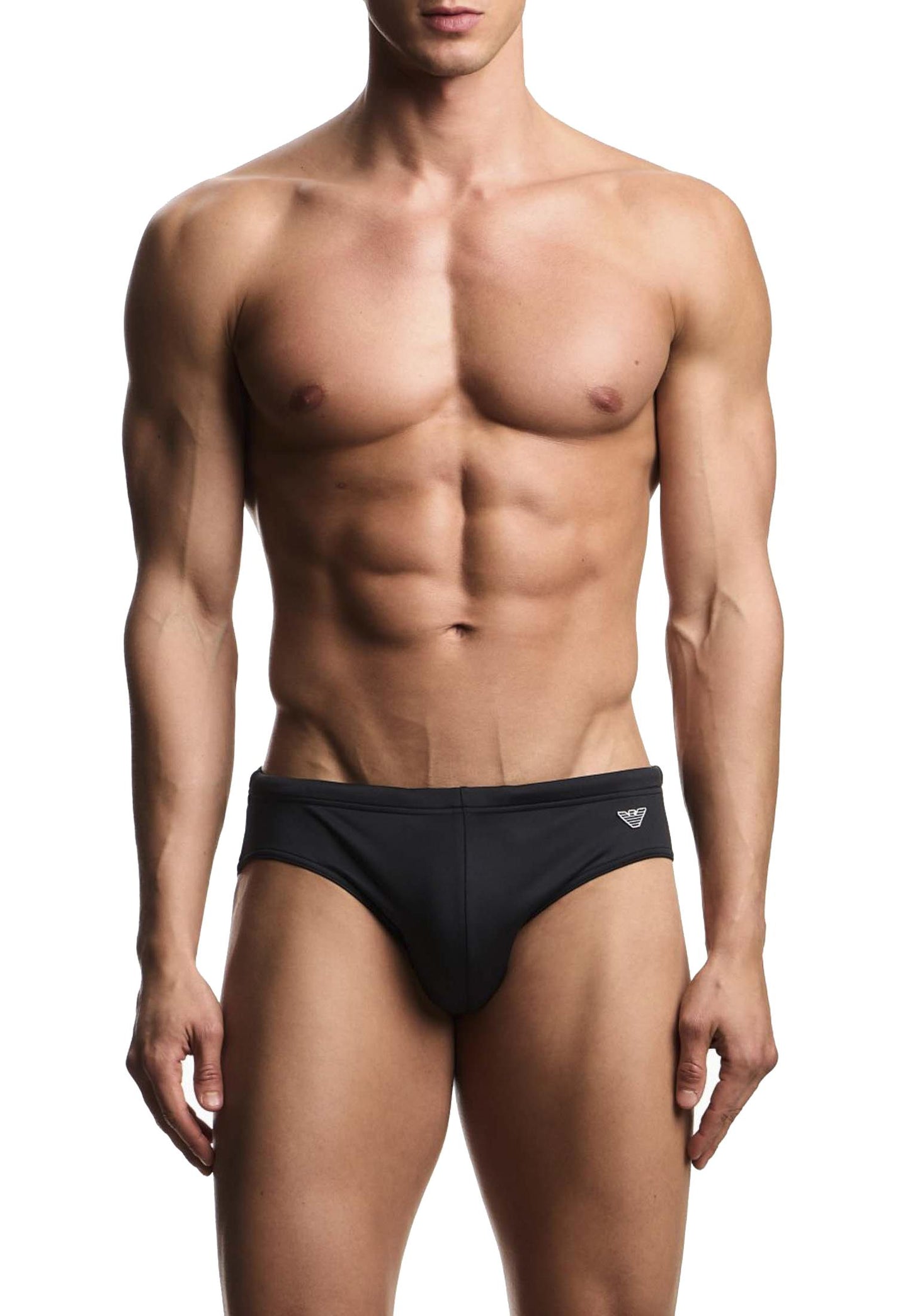 Costume slip da mare piscina nero Emporio Armani P26 EM000570AF20424 UC001UC001 EMPORIO ARMANI 