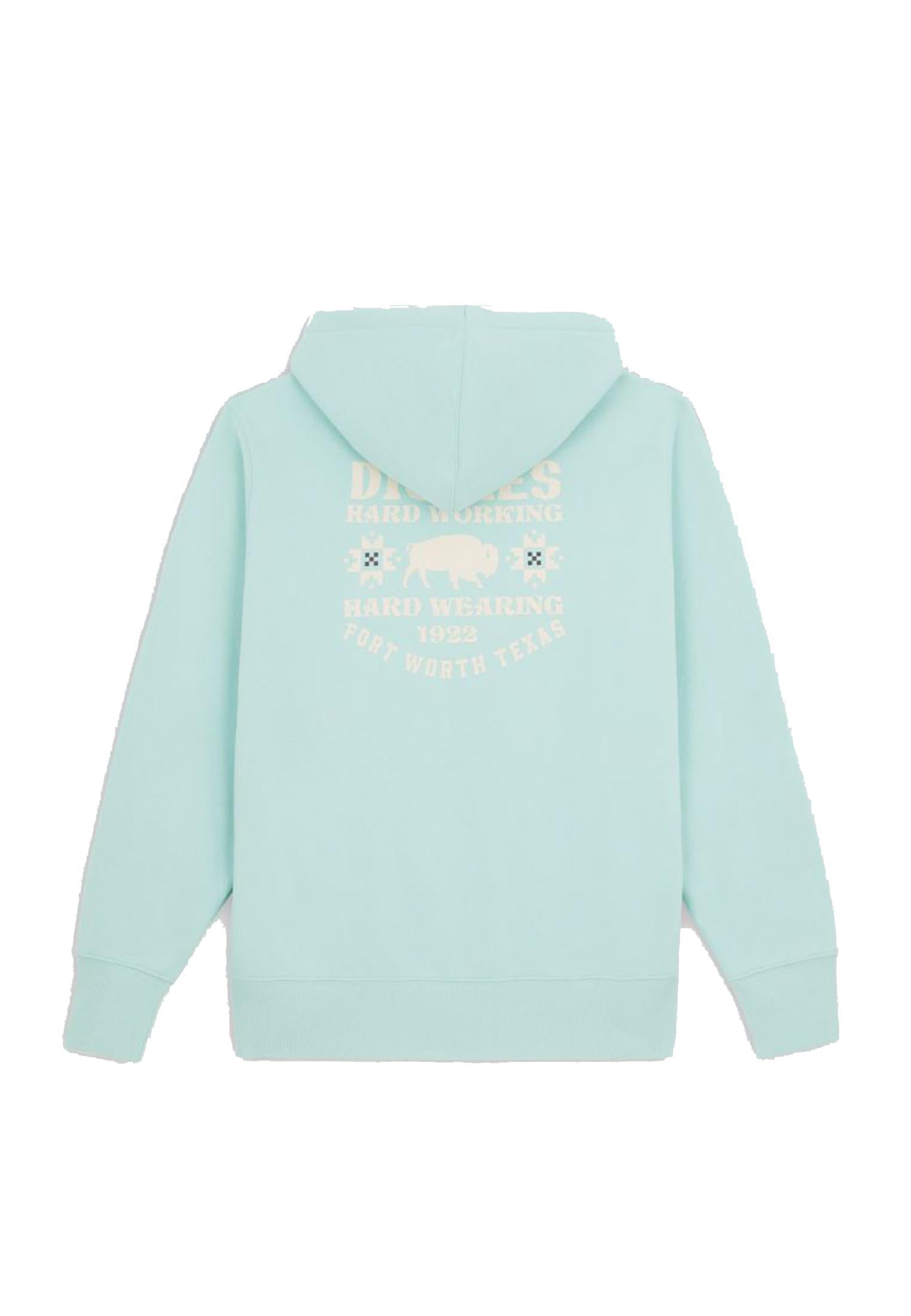 Felpa con cappuccio Hays Turchese Dickies A23 DK0A4YEO G031 DICKIES 