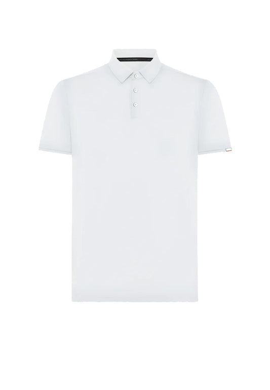 Polo mezza manica bianca elasticizzata traspirante Oxford Logo RRD P26 26217 0909 RRD 
