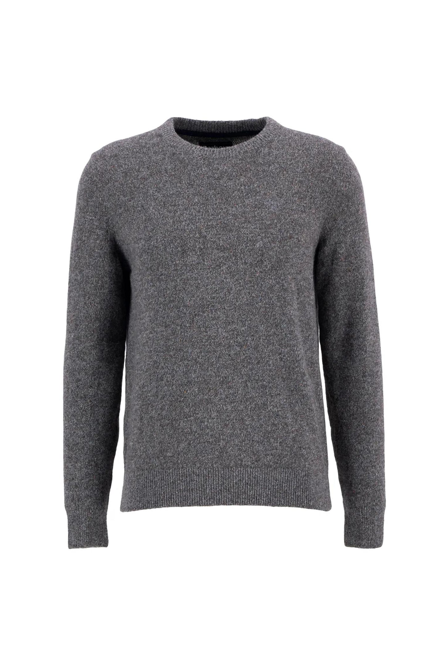 Maglione girocollo lana grigio Essential Tisbury Barbour A25 252MMKN0844 GY78GY78 BARBOUR 