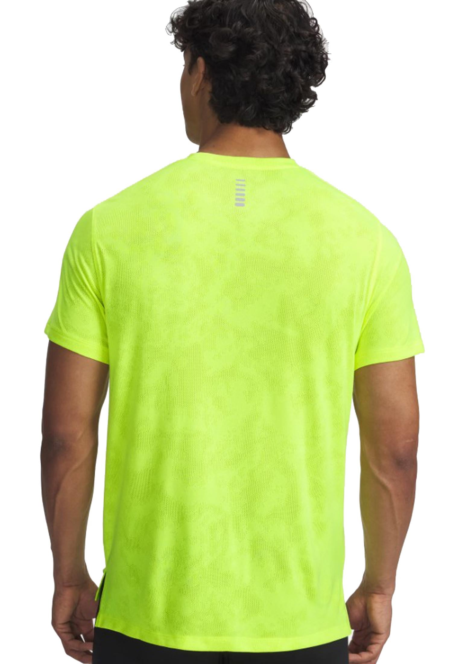 T-shirt girocollo tecnica traspirante allenamento fitness giallo Lauch Camo Under Armour A25 77-6006098 07310731 UNDER ARMOUR 