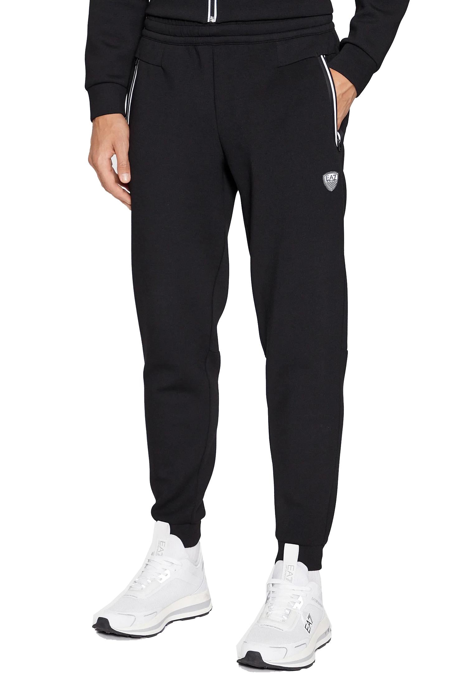 Pantaloni neri tuta sportivi EA7 Armani A25 8NPP63 PJ4EZ 12001200 EA7 