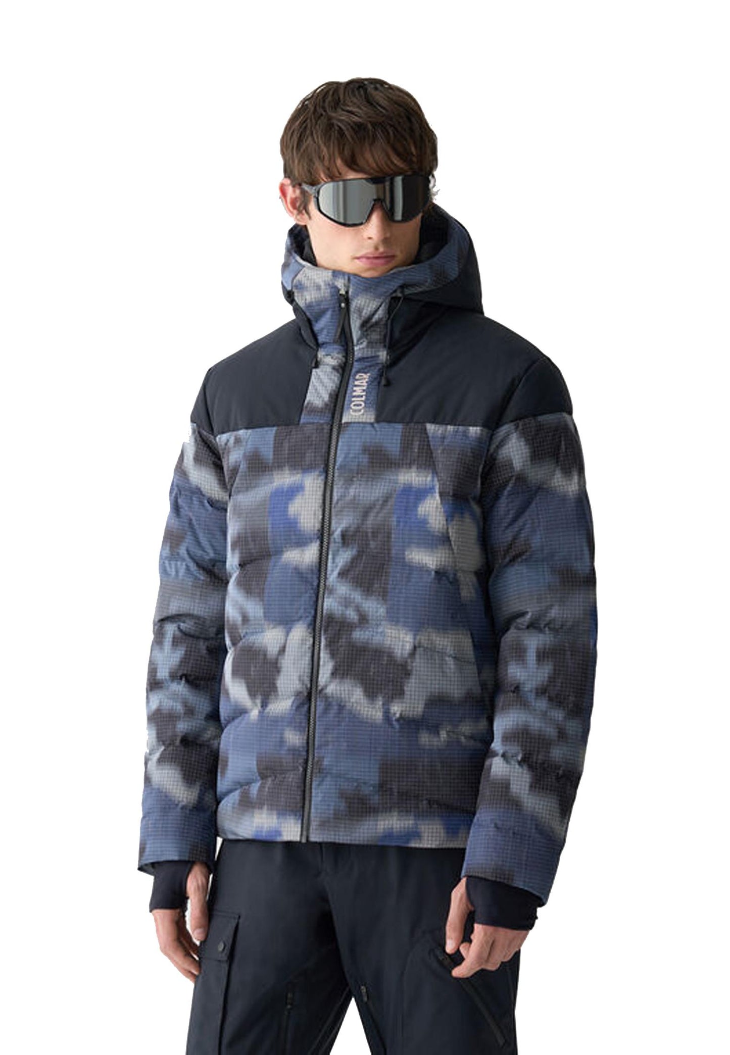 Giubbotto Piumino da sci neve Camou mimetico blu Colmar A25 1002 3ZR68 COLMAR 