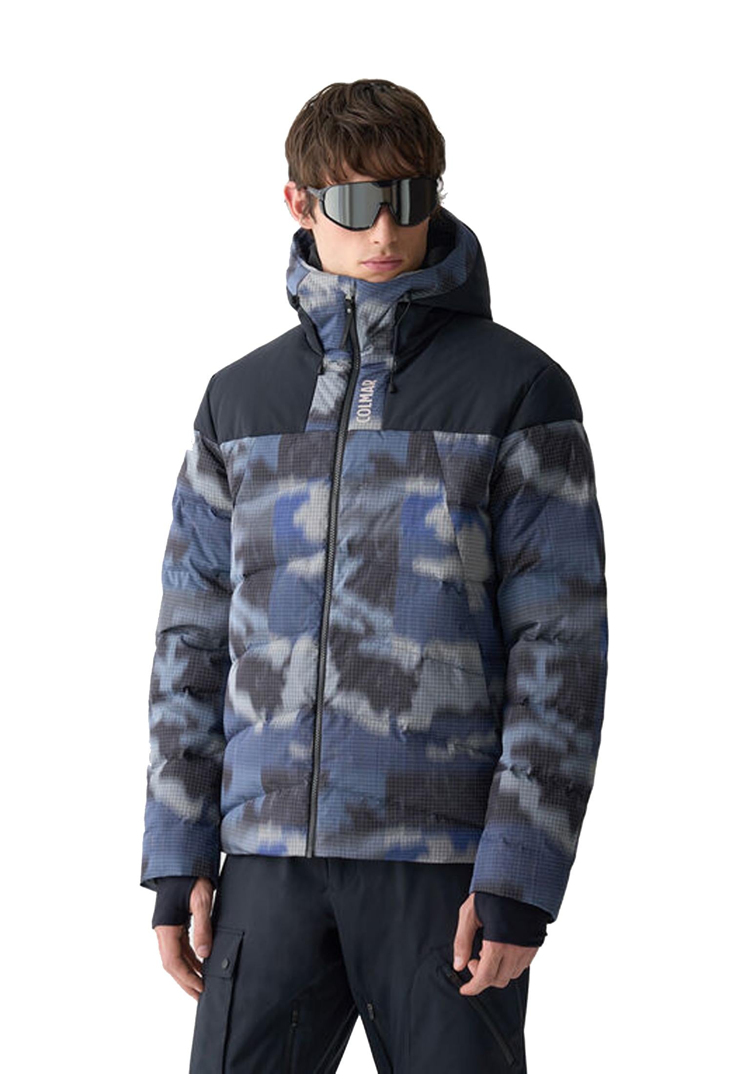 Giubbotto Piumino da sci neve Camou mimetico blu Colmar A25 1002 3ZR68 COLMAR 