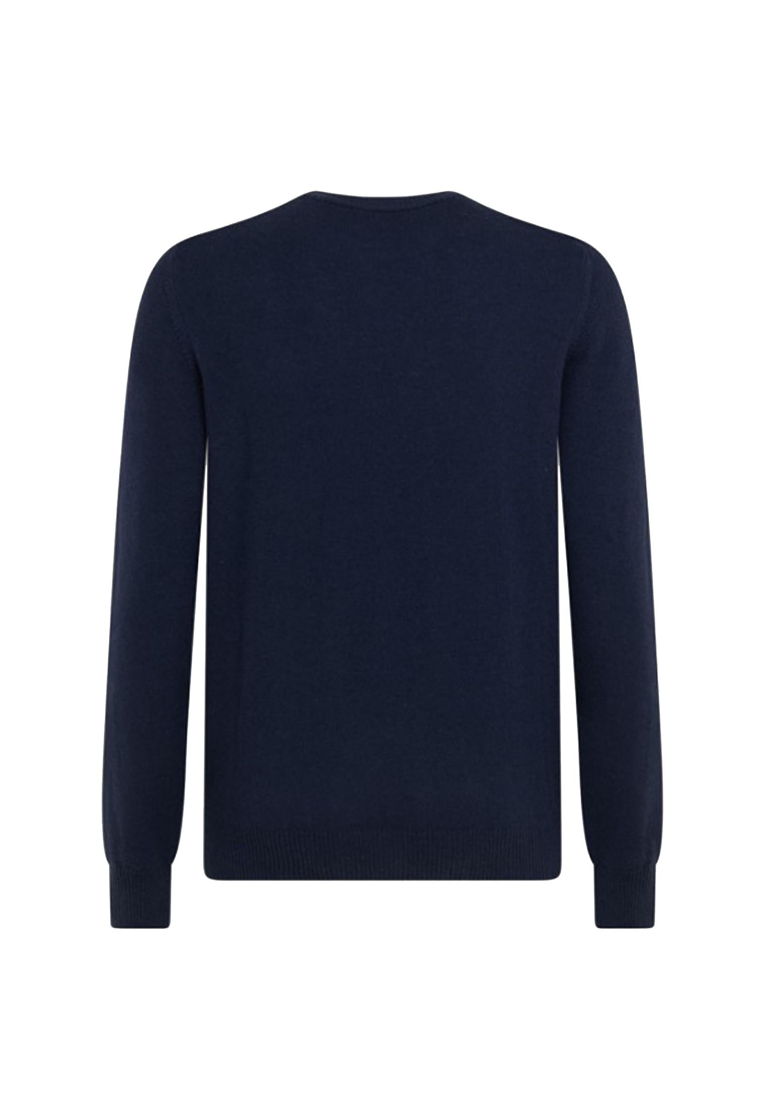 Maglia girocollo lana blu Urban Basic Alpha Studio A25 AU-3100C 10071007 ALPHA 