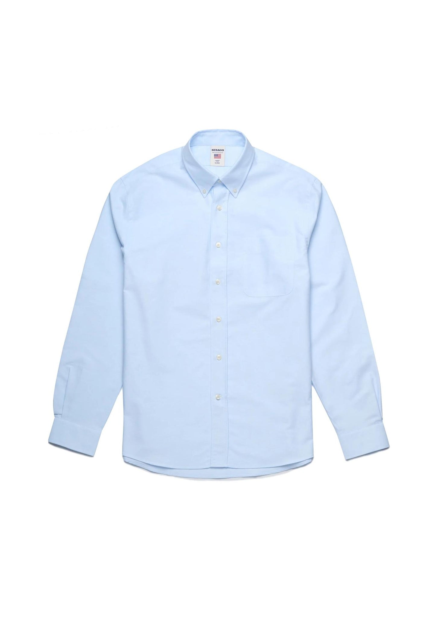 Camicia cotone azzurra Whaleback Sebago A25 73117SW 124124 SEBAGO 