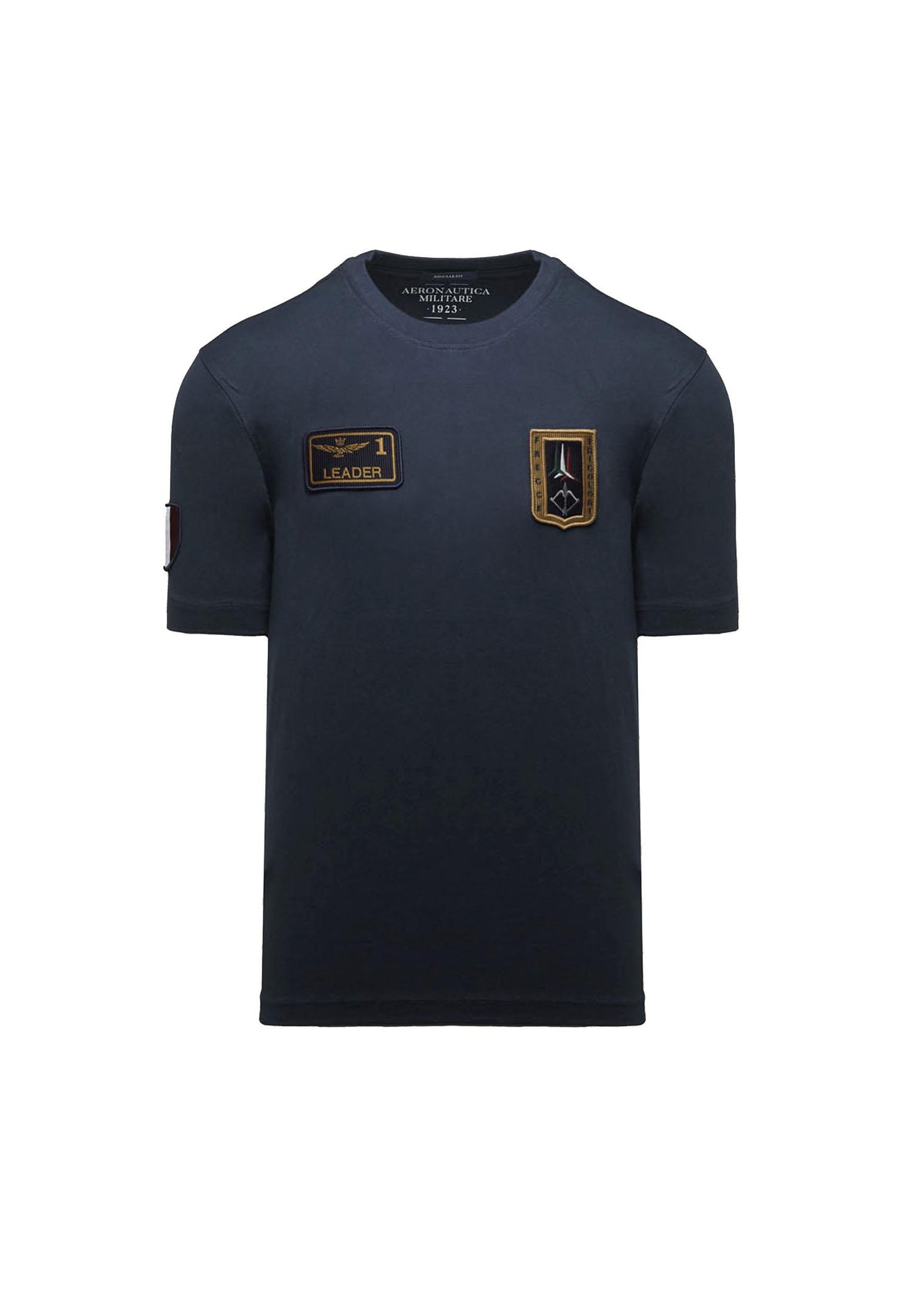 T-shirt girocollo blu cotone Frecce Tricolori Aeronautica Militare P26 261TS2544UJ00592 0818408184 AERONAUTICA MILITARE 