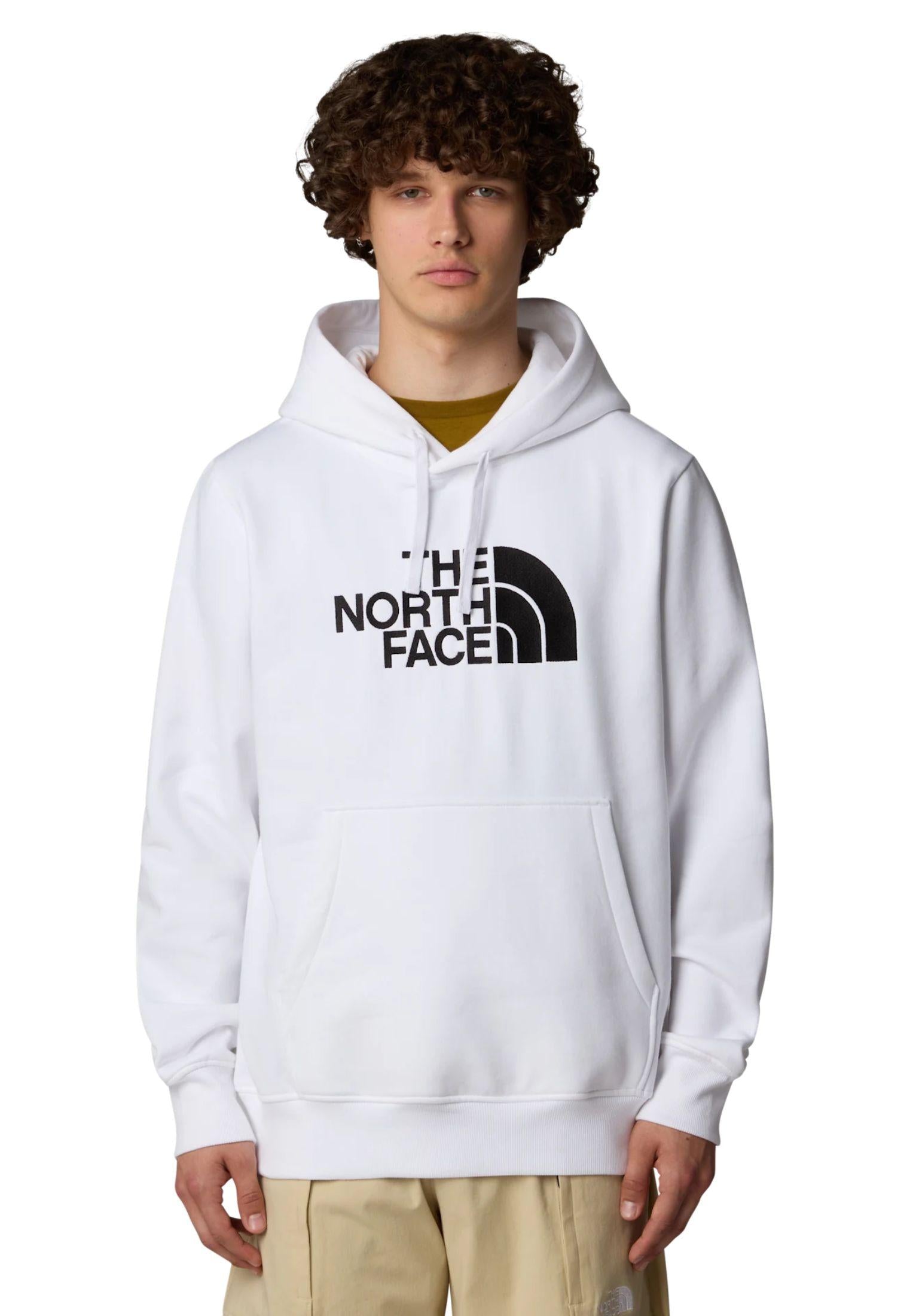 Felpa con cappuccio bianco Drew Peak The North Face A24 NF0A89EMLA91 NFLA9NFLA9 THE NORTH FACE 