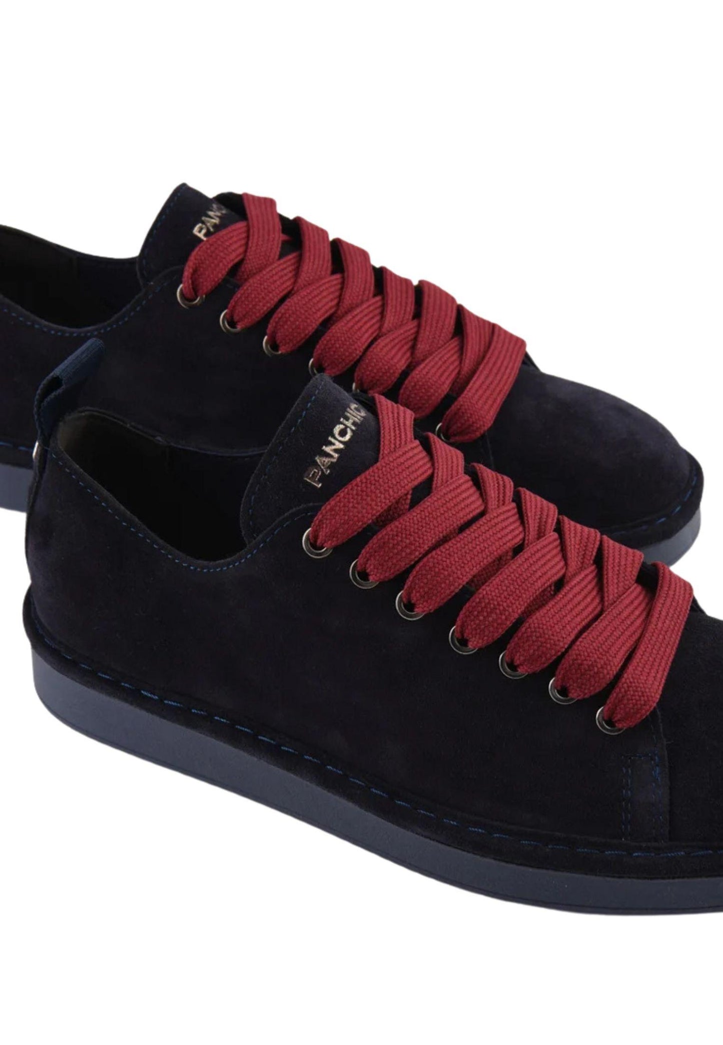 Scarpe Pelle Uomo Blu P01 Panchic A24