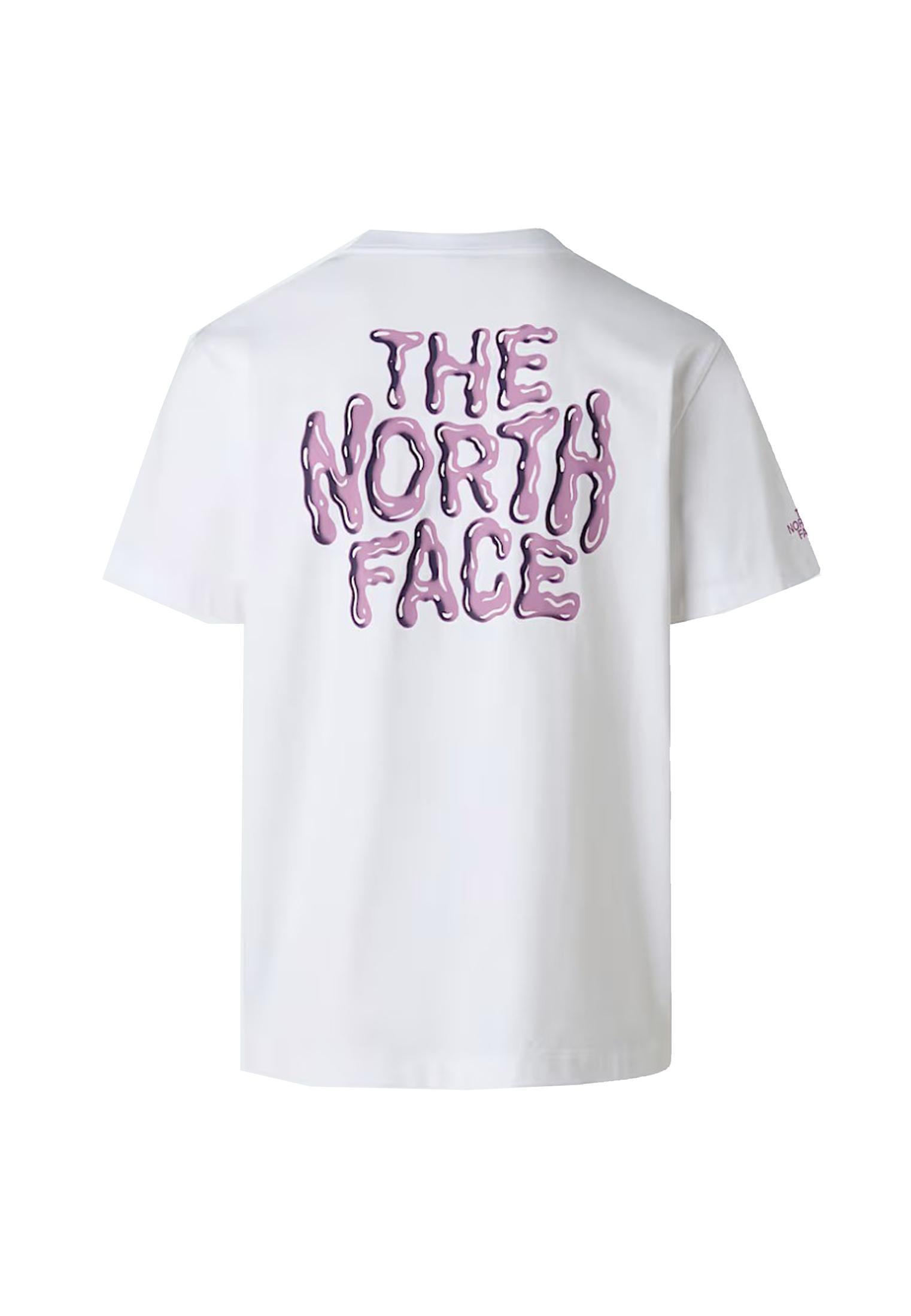 T-shirt girocollo bianca cotone Drip Logo The North Face P26 NF0A8GABFN41 NFFN4NFFN4 THE NORTH FACE 