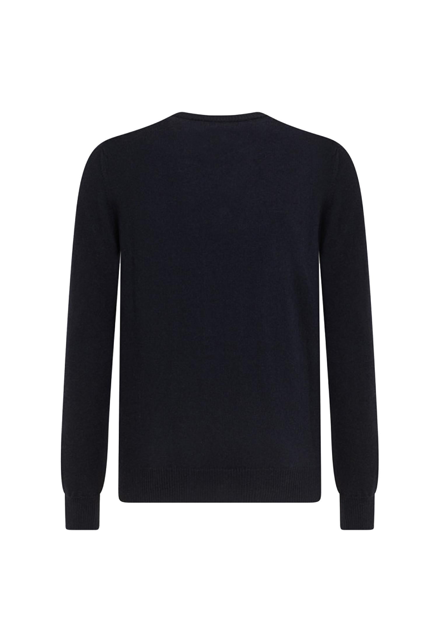 Maglia girocollo lana blu notte Urban Basic Alpha Studio A25 AU-3100C 10011001 ALPHA 