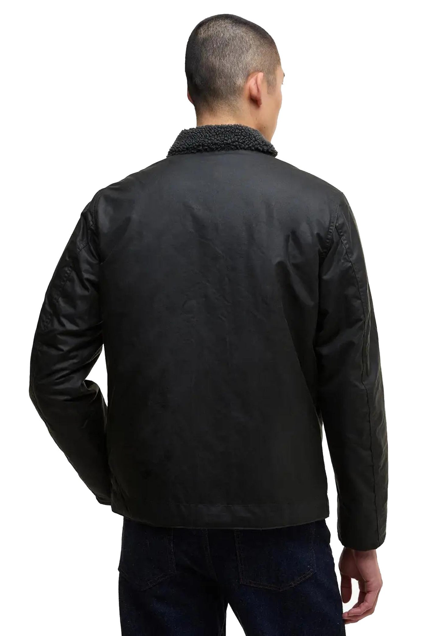 Giacca cerata blu Mayburn collo pile Barbour A25 252MMWX2504 SG51SG51 BARBOUR INTERNATIONAL 