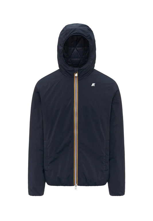 Giacca blu imbottita blu Jack Plain Warm K-Way A25 K2136DW K89K89 K-WAY 