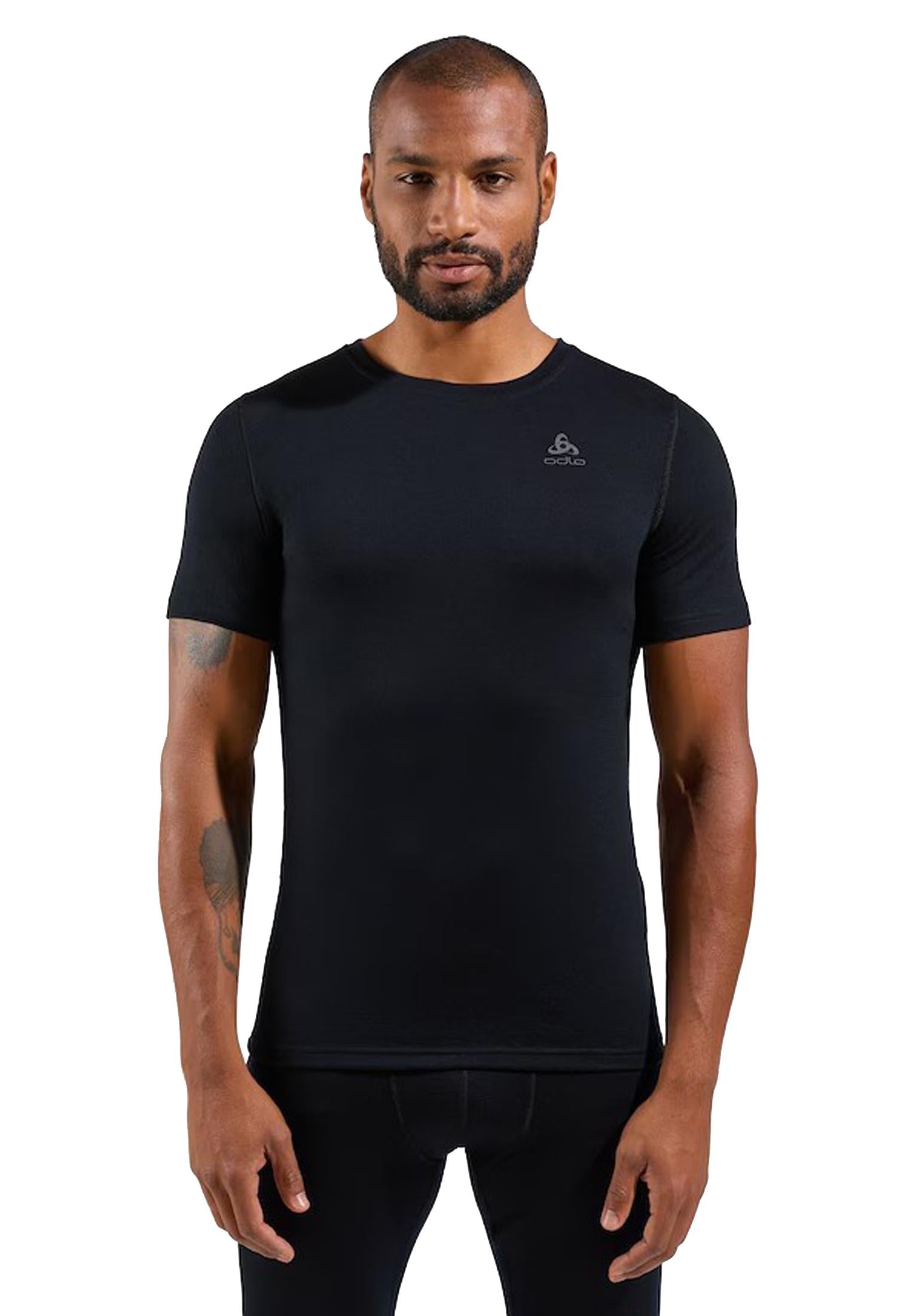 T-shirt girocollo nera maniche corte termica sci snow Odlo A25 111702 1500015000 ODLO 