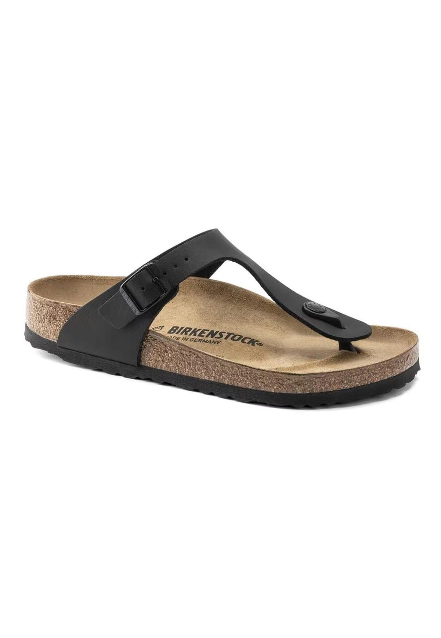 Ciabatte infradito nere pelle uomo Gizeh Birkenstock P25 043691 black BIRKENSTOCK 