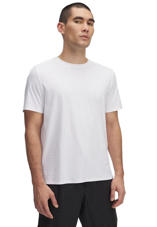 T-shirt girocollo bianca Launch Elite Under Armour A25 77-1389802 01000100 UNDER ARMOUR 