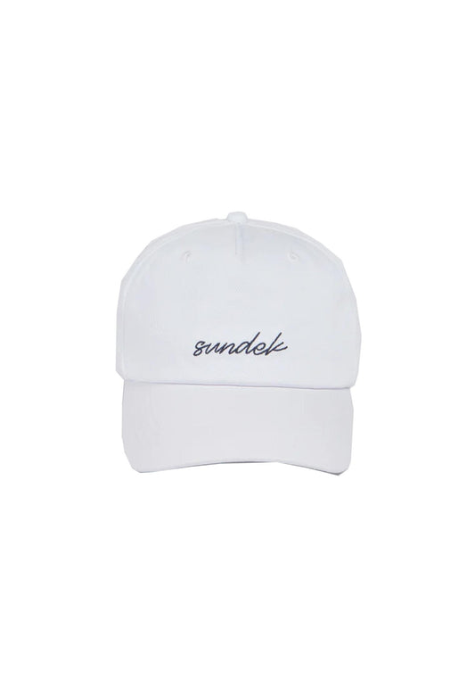 Cappellino baseball bianco unisex cotone Sundek P26 AM012AHC2000 T6S07100601 SUNDEK 