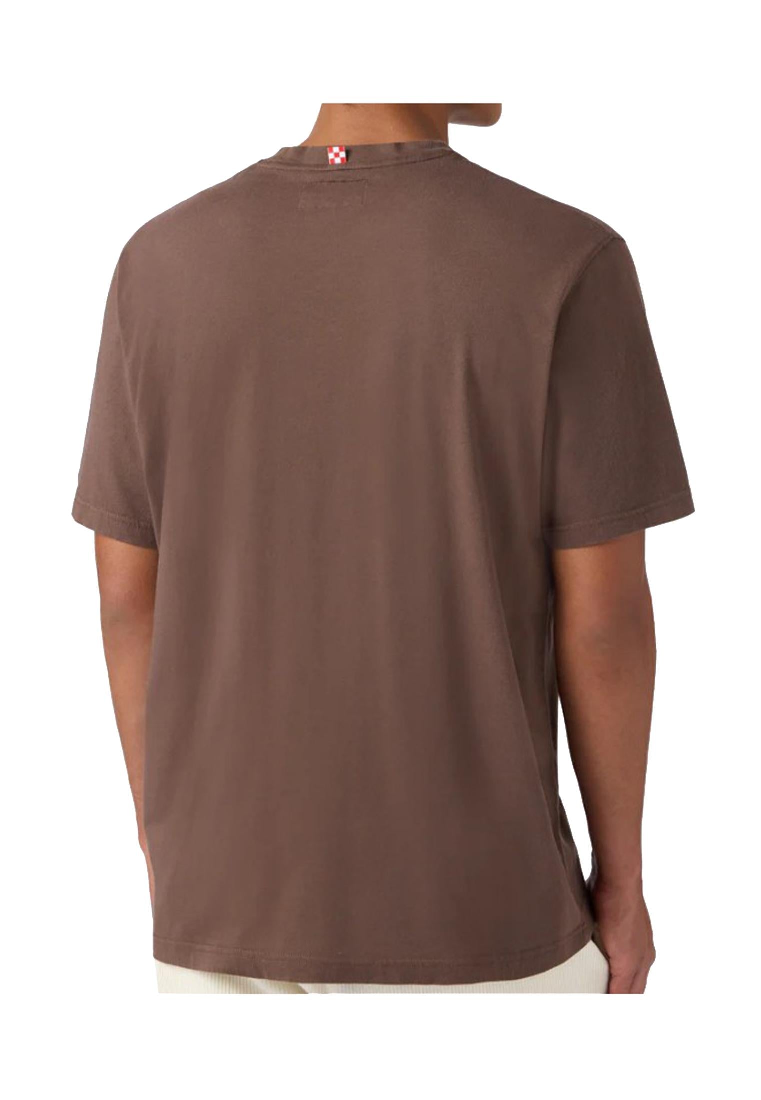 T-shirt girocollo marrone Arnott cotone MC2 Saint Bart A25 ARN0001 00544I00544I MC2 