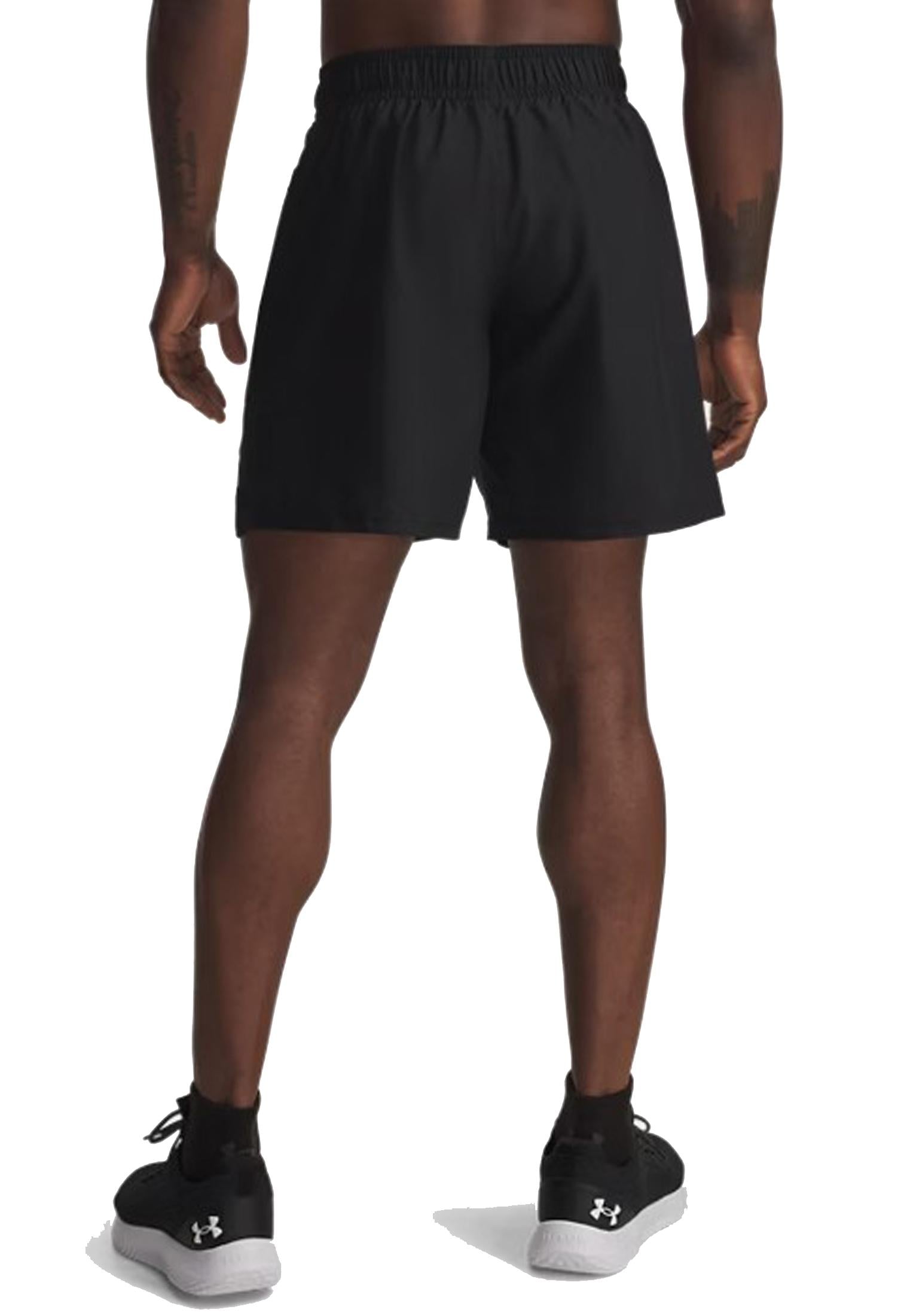 Pantaloncini shorts neri Woven Tech allenamento Under Armour A25 77-1383356 00080008 UNDER ARMOUR 