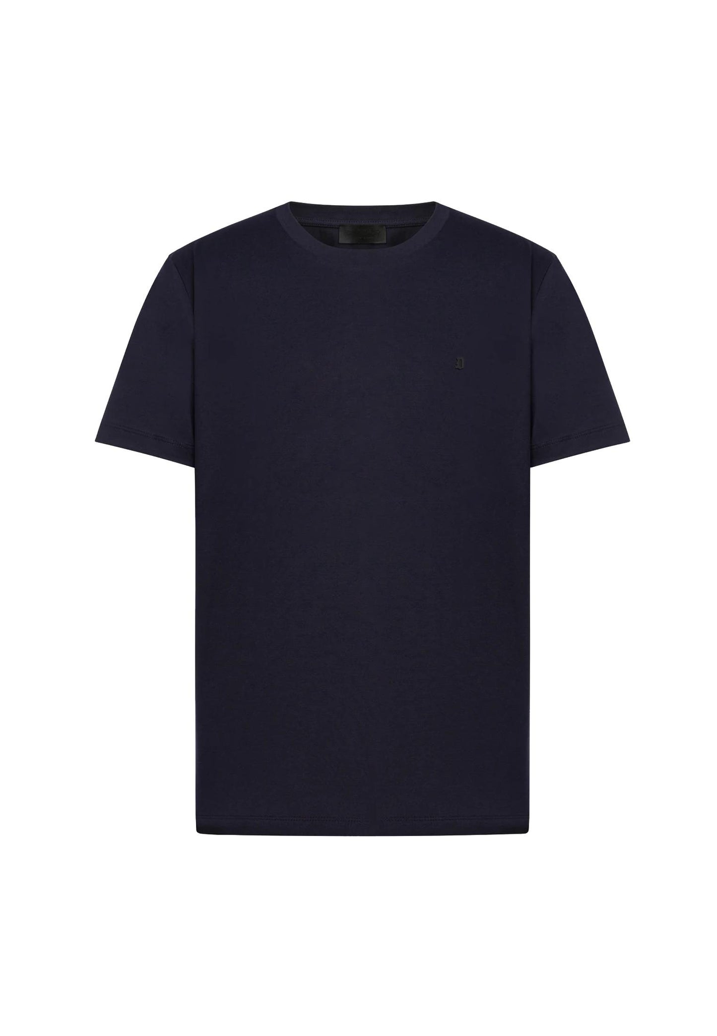 T-shirt girocollo blu cotone regular fit Dondup P26 US198 JF0271U ZL4890 DONDUP 