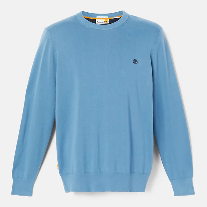 Maglione Girocollo Williams River da Uomo azzurro Timberland P24 TB0A2BMM DJ51DJ51 TIMBERLAND 