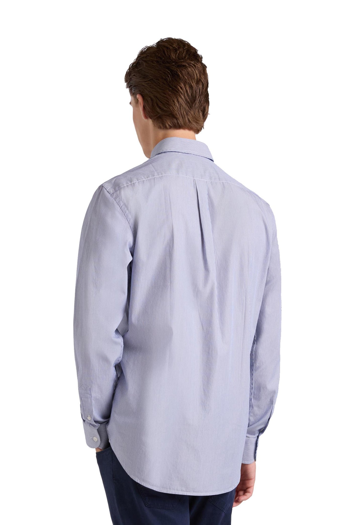 Camicia azzurra microrighe cotone Harmont & Blaine A25 CRP074013435B 810810 HARMONT&BLAINE 