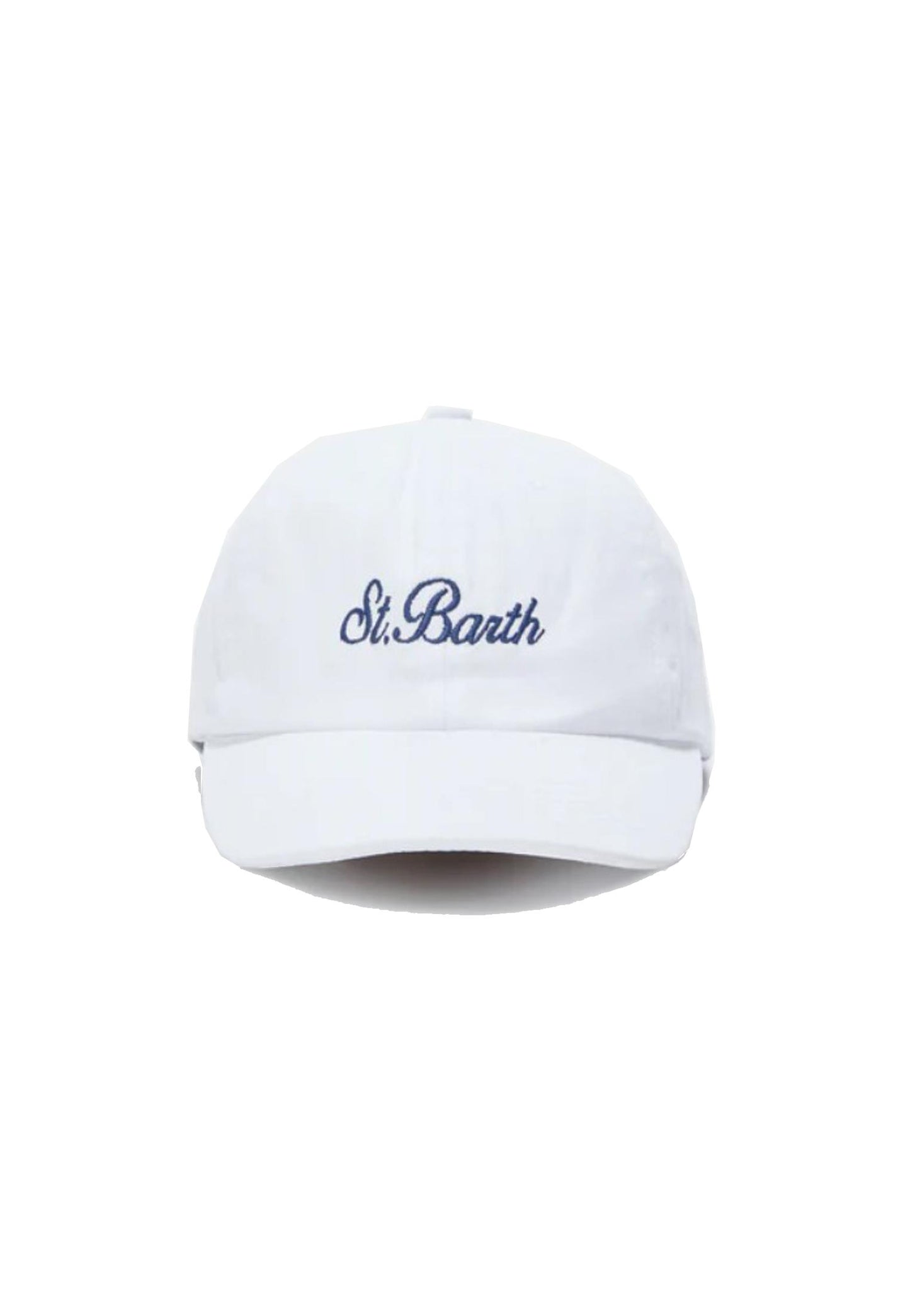 Cappellino bianco da baseball cotone Davis visiera MC2 Saint Barth P26 DAS0004 07565L07565L MC2 