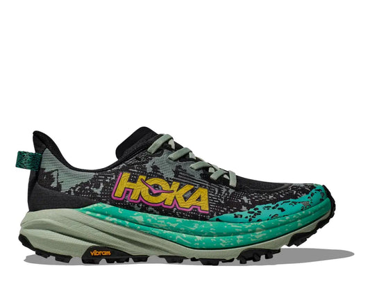 Scarpe sneakers da corsa donna nere azzurre Speedgoat 6 Hoka A24 1147811 SPEEDGOAT BLVRBLVR HOKA 