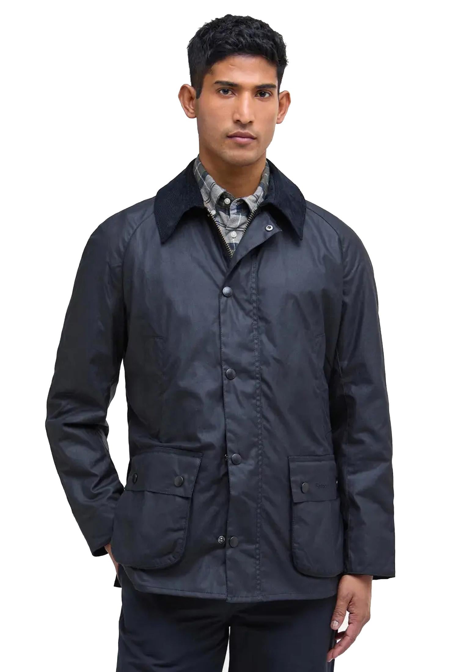 Giacca cerata blu Ashby Barbour A25 252MMWX0339 NY92NY92 BARBOUR 