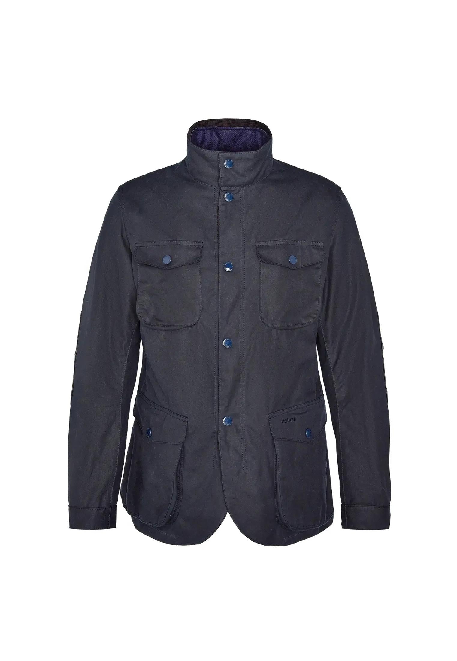 Giacca cotone cerato blu Ogston Barbour A25 252MMWX0700 NY51NY51 BARBOUR 