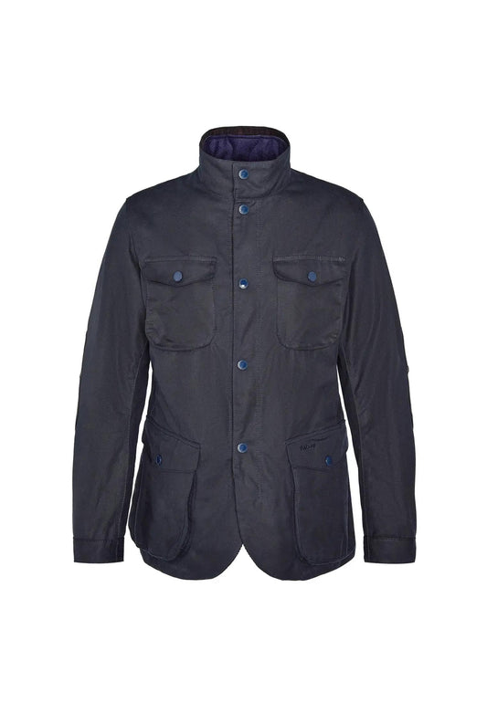 Giacca cotone cerato blu Ogston Barbour A25 252MMWX0700 NY51NY51 BARBOUR 