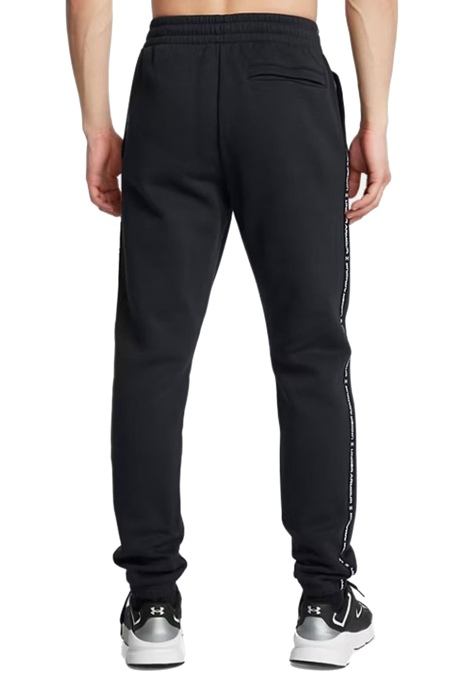 Pantaloni felpati pile sportivi jogger neri Icon Fleece Under Armour A25 77-1389358 00010001 UNDER ARMOUR 