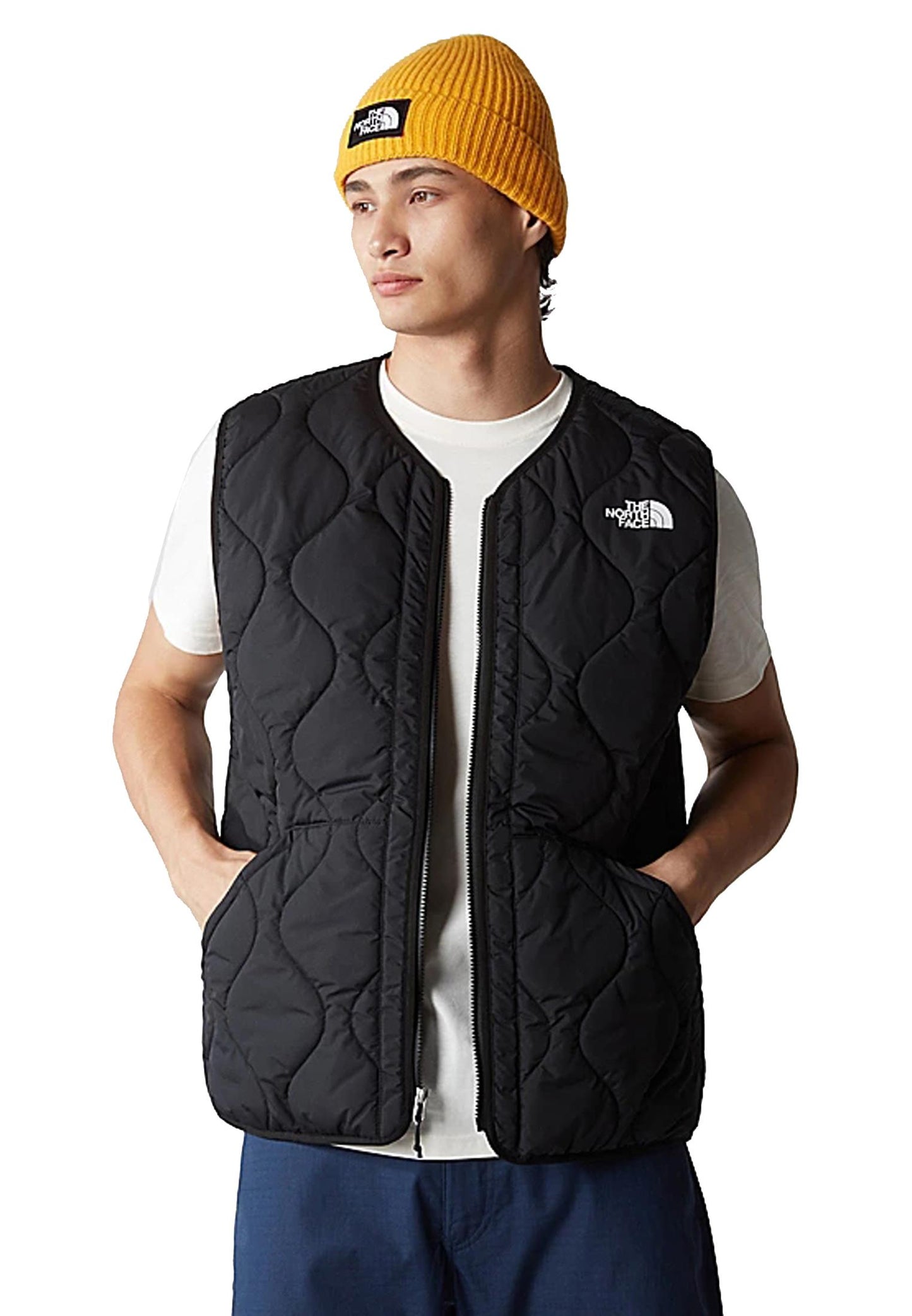 Gilet Smanicato trapuntato nero Ampato The North Face P24 NF0A859HJK31 NFJK3NFJK3 THE NORTH FACE 