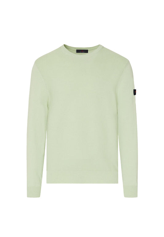 Maglia girocollo cotone verde Ganna Peuterey P26 PEU5837 99012010 651651 PEUTEREY 