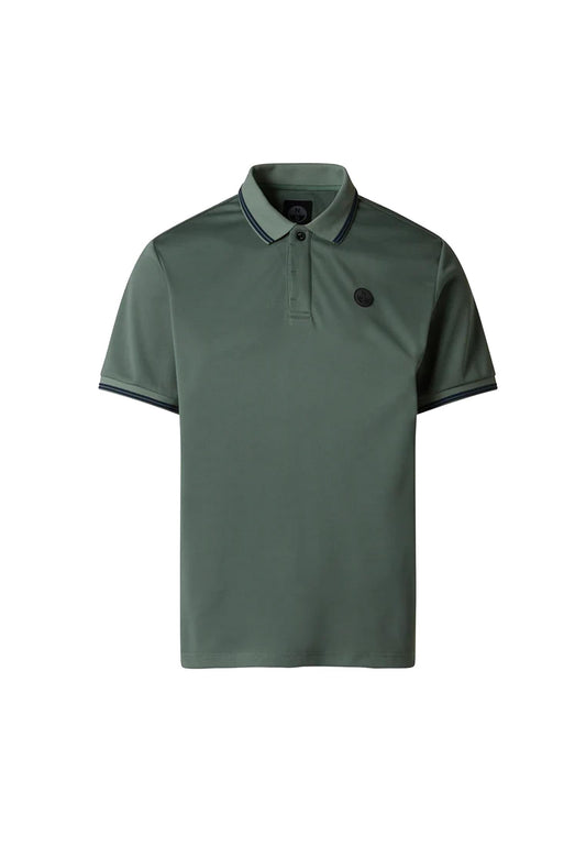 Polo verde tecnica traspirante Coolmax North Sails P26 692711 04760476 NORTH SAILS 