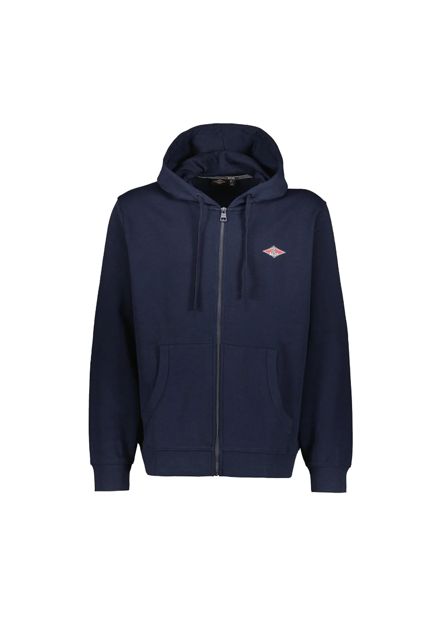 Felpa con cappuccio e full zip blu scuro Logo Bear A25 BM231W25 914914 BEAR 