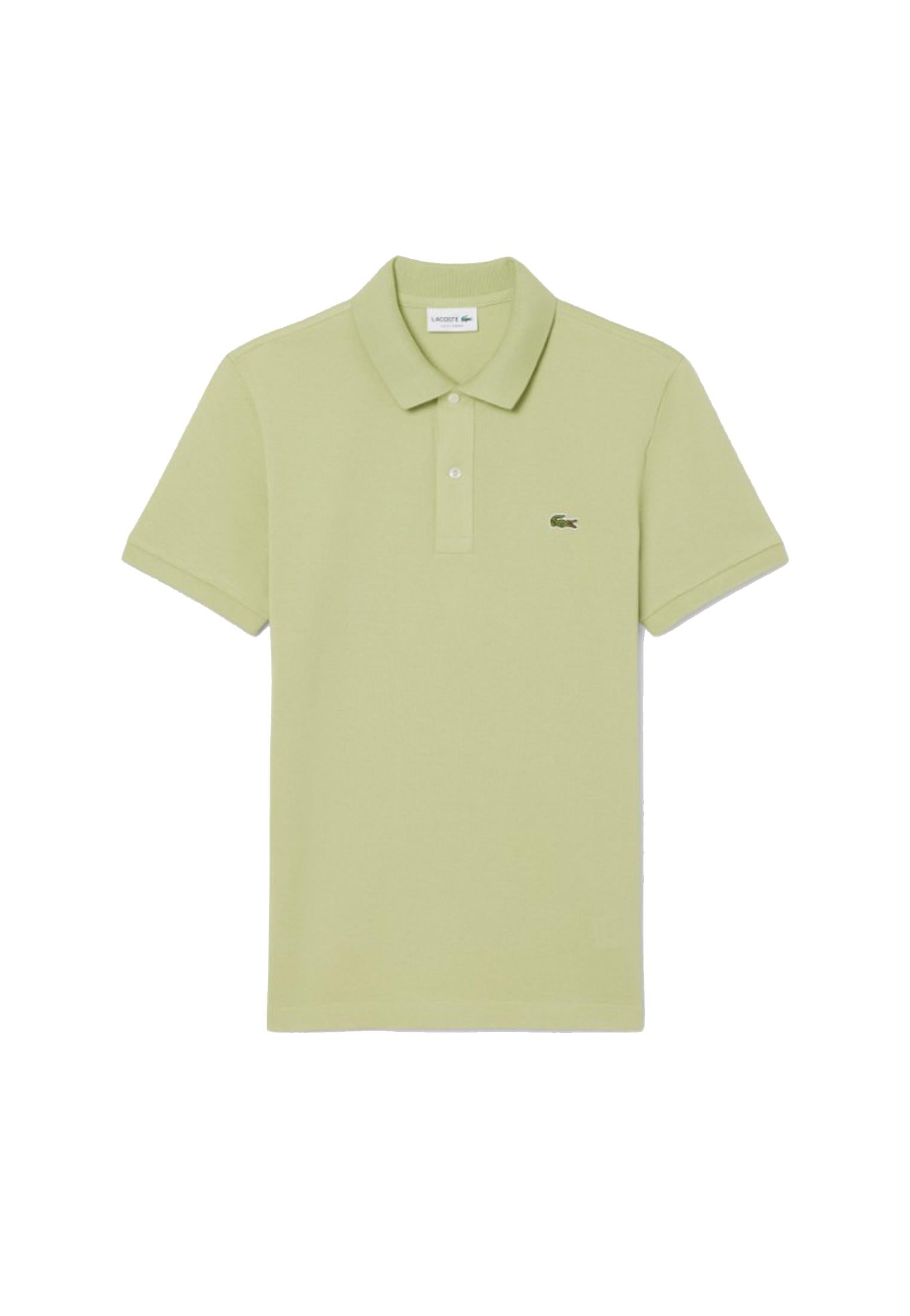 Polo mezza manica verde lime cotone slim fit Lacoste P26 PH4012 UYBUYB LACOSTE 