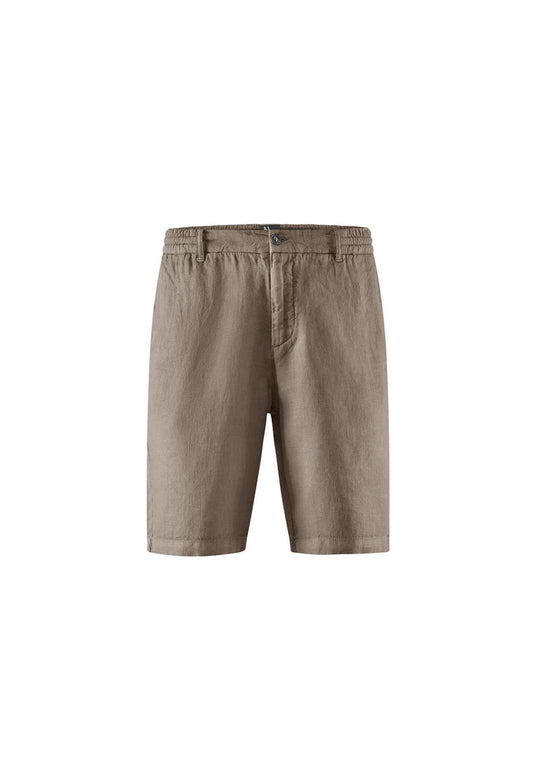 Pantaloni corti bermuda beige lino Bomboogie P26 BMPARKLCC6 350350 BOMBOOGIE 
