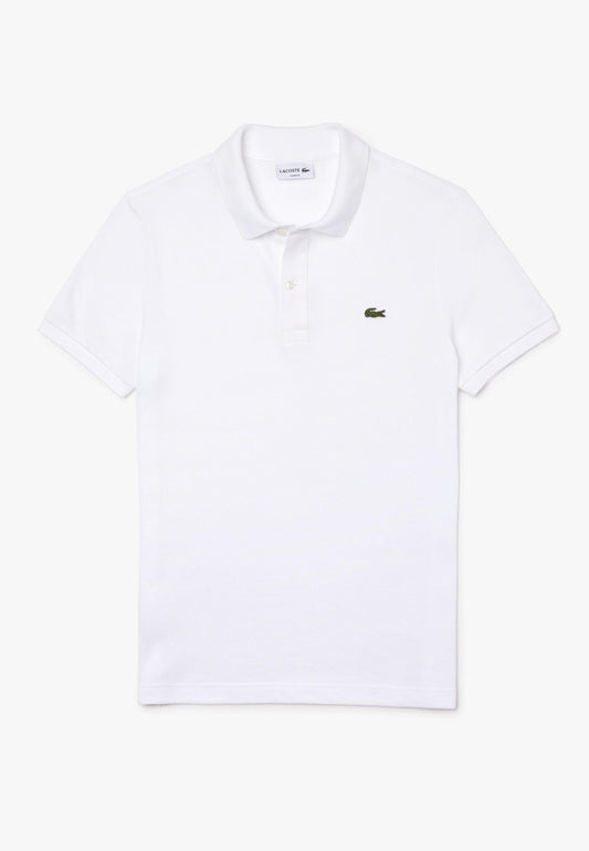 Polo mezze maniche bianca slim fit Lacoste P26 PH4012 001001 LACOSTE 