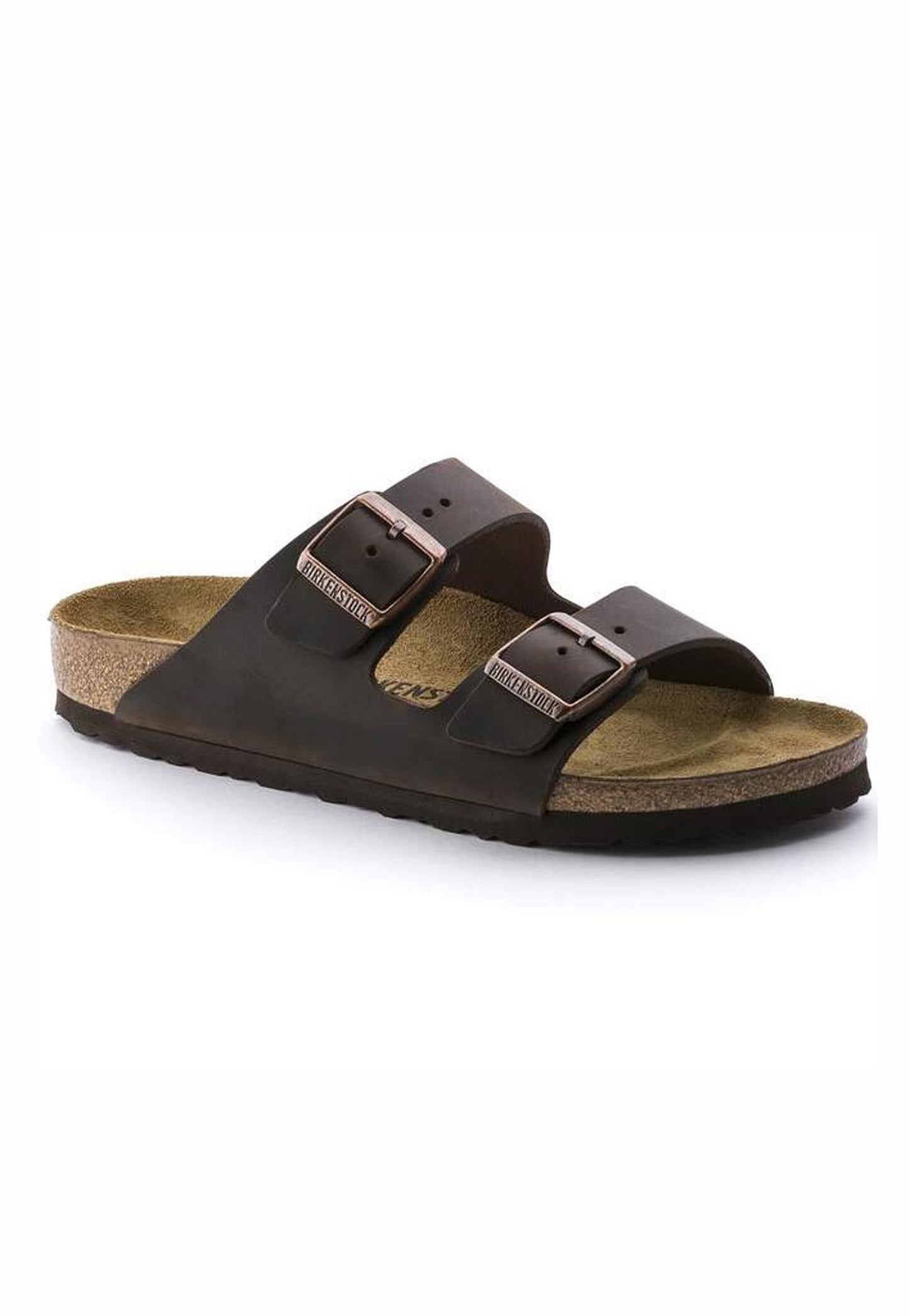 Ciabatte sandali marrone scuro pelle oliata Habana Birkenstock P26 052533 BI-C3 BIRKENSTOCK 