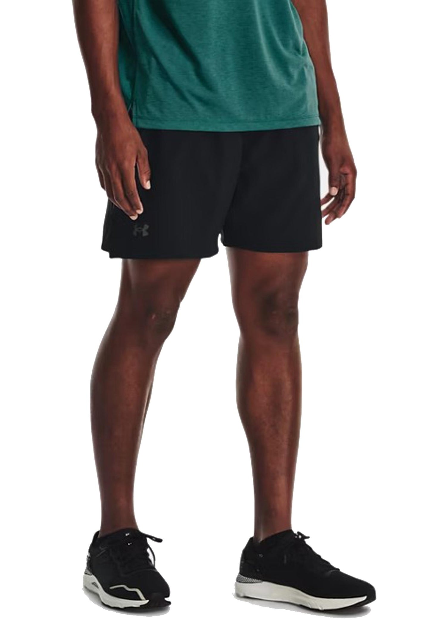 Pantaloncini Shorts neri UA Launch Pro allenamento fitness Under Armour A25 77-1376508 00010001 UNDER ARMOUR 