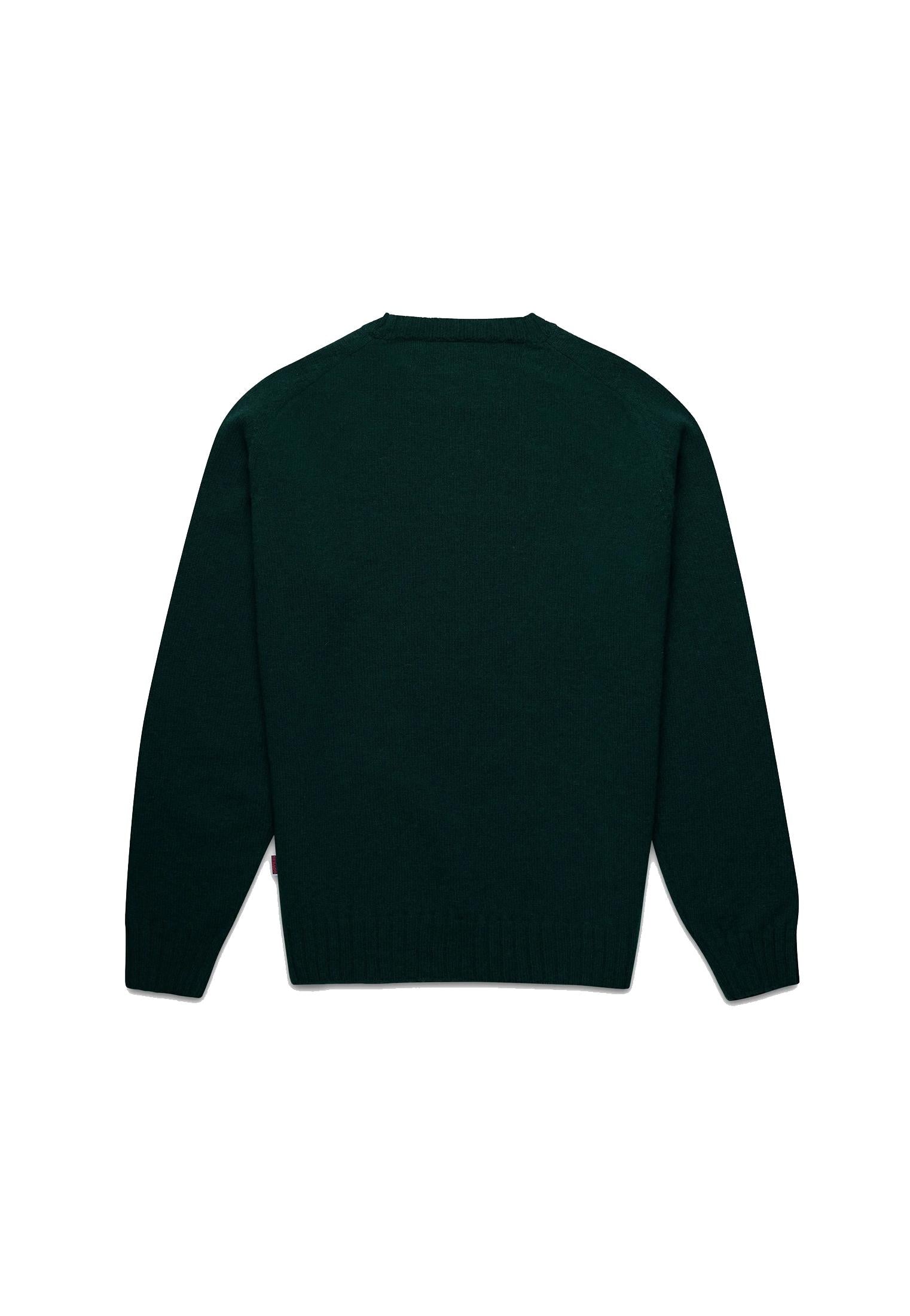 Maglione girocollo verde scuro lana Gilead Sebago A25 74113NW WQIWQI SEBAGO 