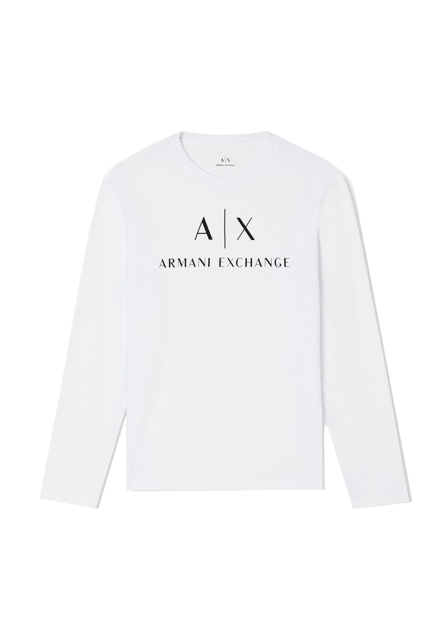 T-shirt girocollo bianca manica lunga Armani Exchange A25 8NZTCH Z8H4Z 11001100 ARMANI EXCHANGE 