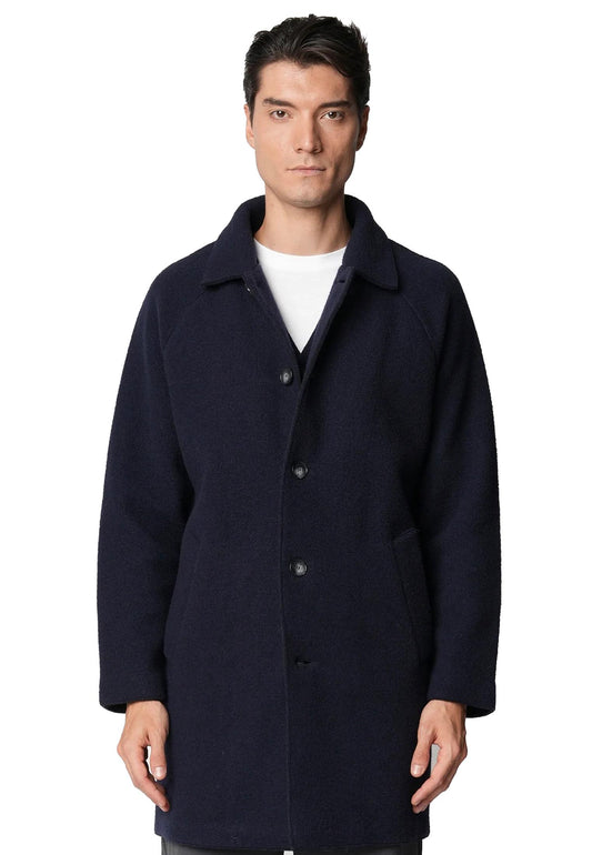 Cappotto Giubbotto misto lana blu scuro Bellwood A25 0325T0051 000015000015 BELLWOOD 