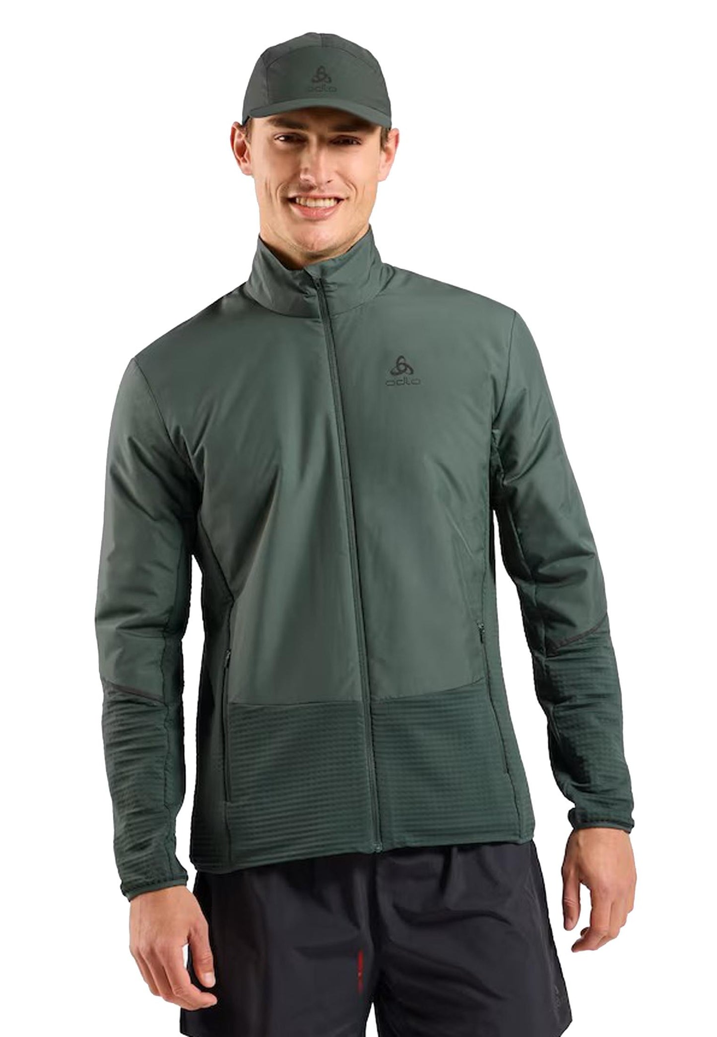 Giacca sportiva da running termica verde Essential Insulator Odlo A25 316052 1087710877 ODLO 