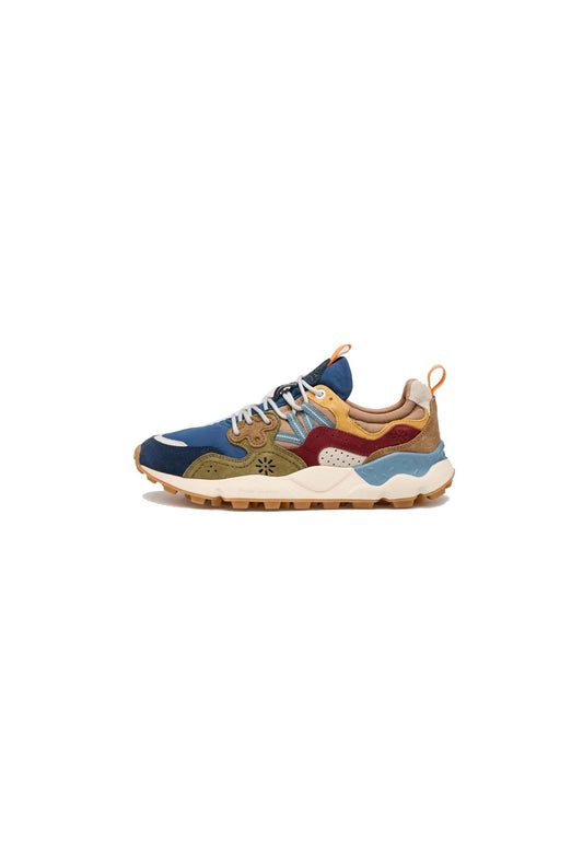 Scarpe sportive blu suede pelle Yamano 3 Man Flower Mountain P26 2017816 1C911C91 FLOWER 