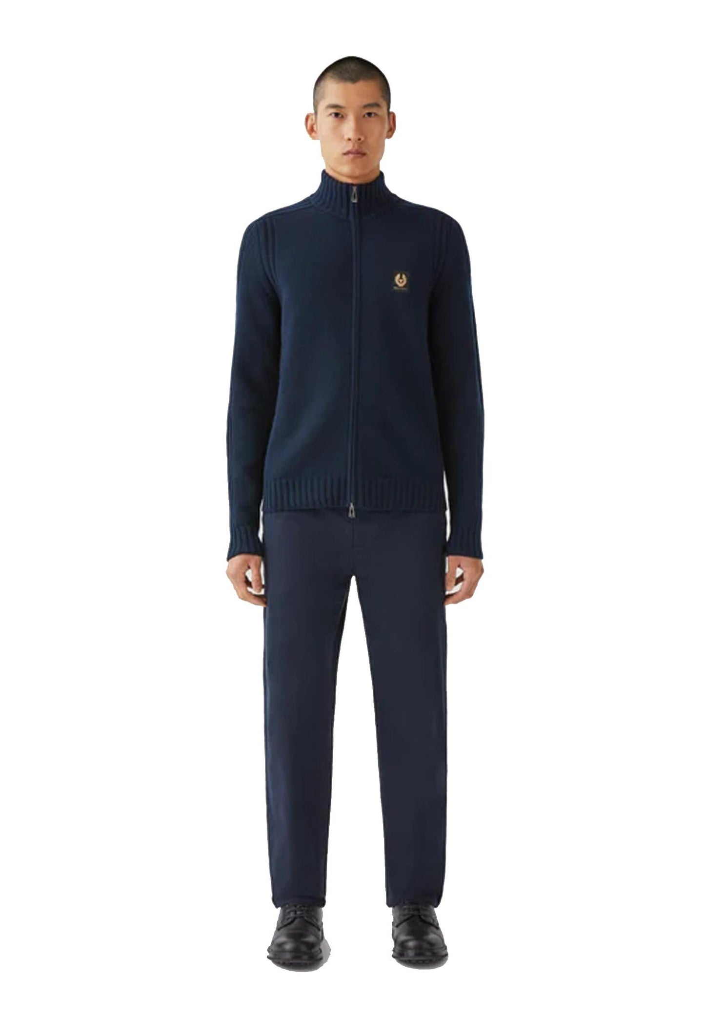 Maglione full zip blu scuro cardigan Belstaff A25 102936 DKINK BELSTAFF 