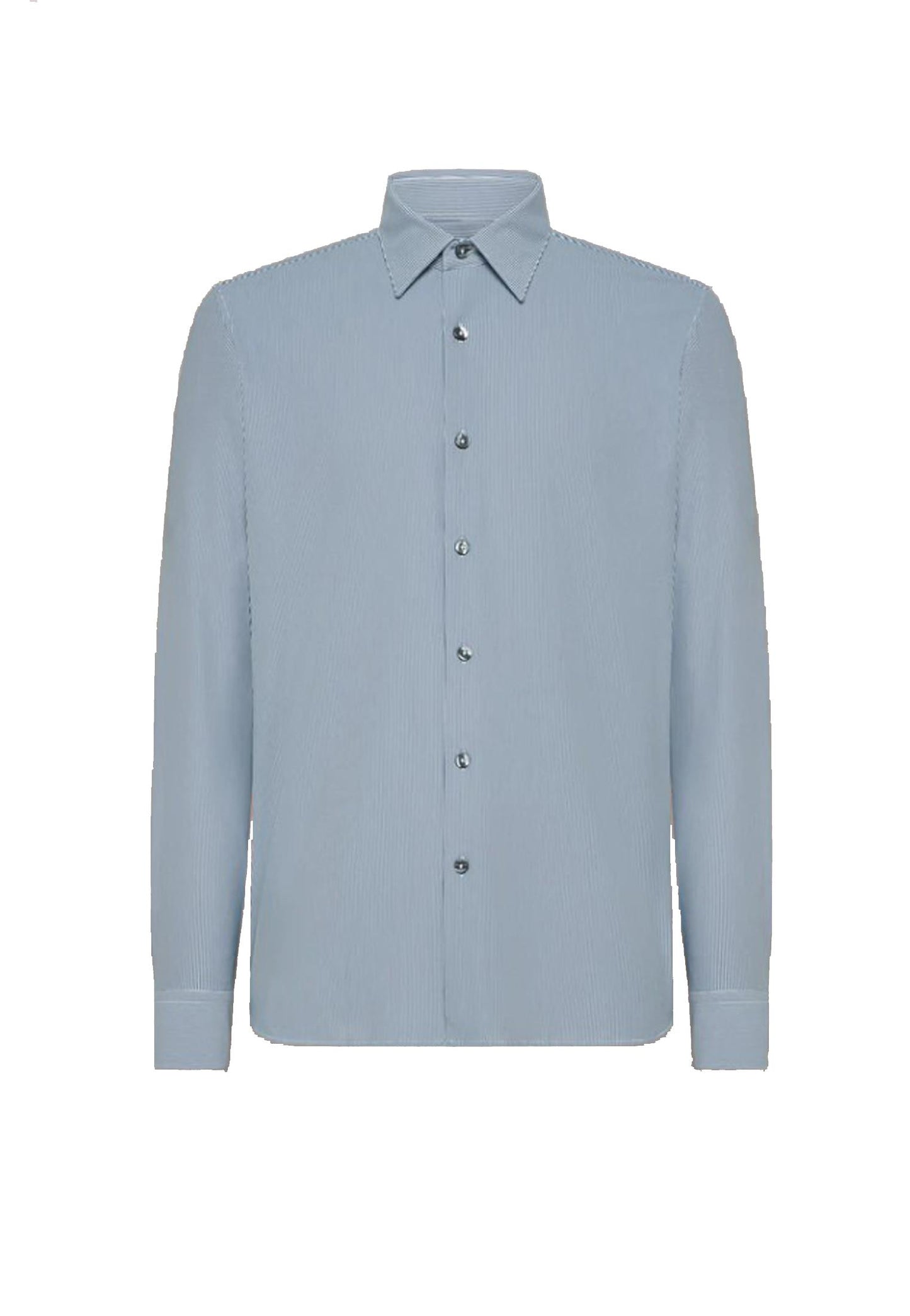 Oxford Jacquard camicia azzurro RRD A24